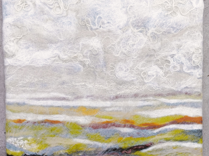 Intuïtief schilderen met wol - creëer je eigen kunstwerk