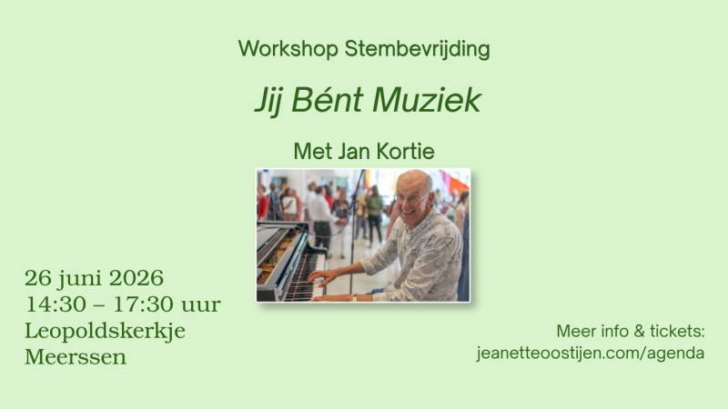 Workshop Stembevrijding met Jan Kortie - Voice Liberation, Voice Expression