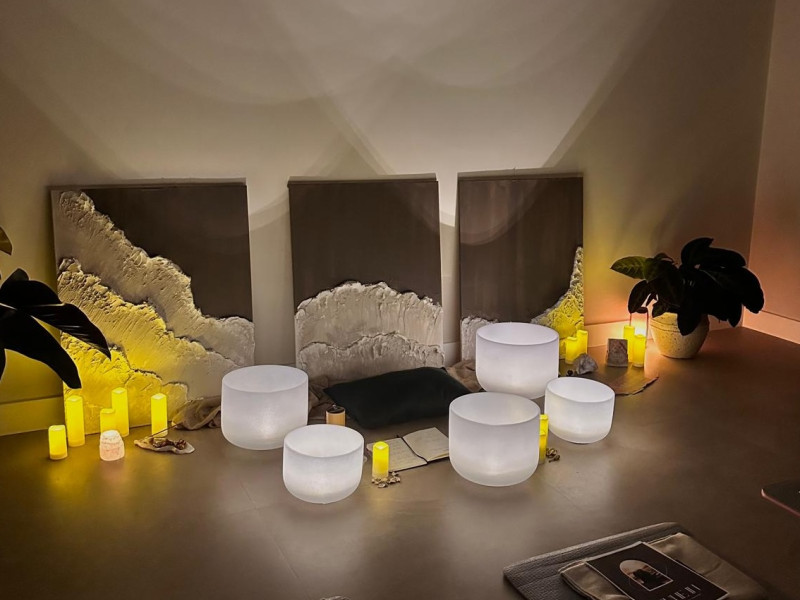 Tune In: Sound healing, Cacao & Journalling - Prep Flower full moon 🌸 - Voyage sonore-bain sonore, Écriture, Cérémonie de cacao