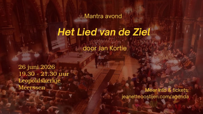 Mantra avond Het Lied van de Ziel met Jan Kortie