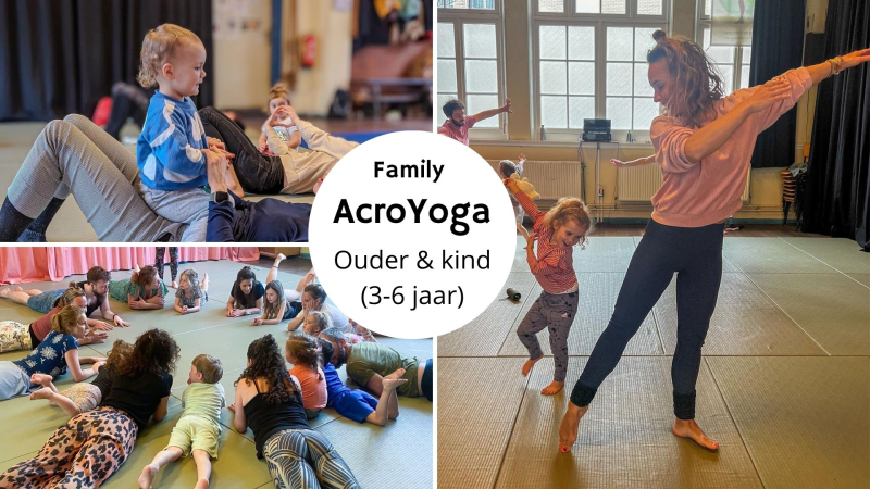Family AcroYoga - ouder & kind (3-6 jaar)