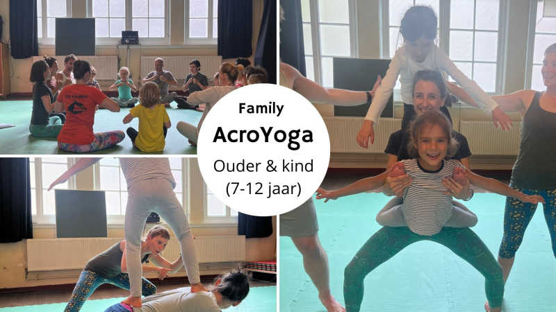 Family AcroYoga - ouder & kind (7-12 jaar)