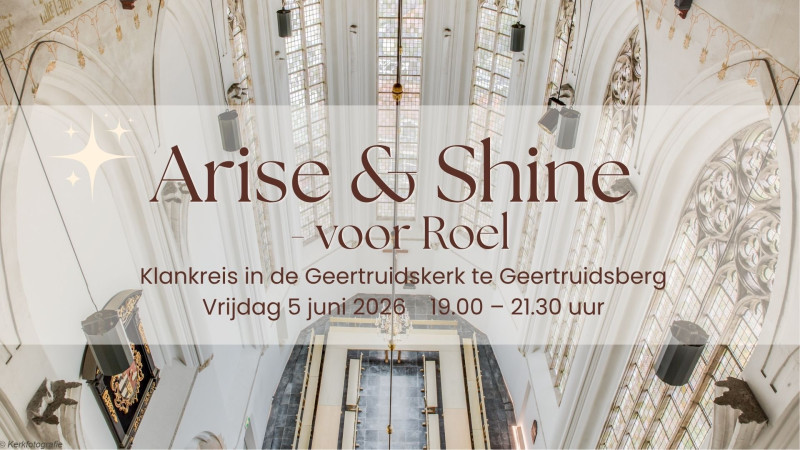 Klankreis Arise & Shine - voor Roel
