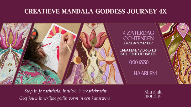 Creëer jouw unieke Mandala Goddess kunstwerk - 4 weeks journey