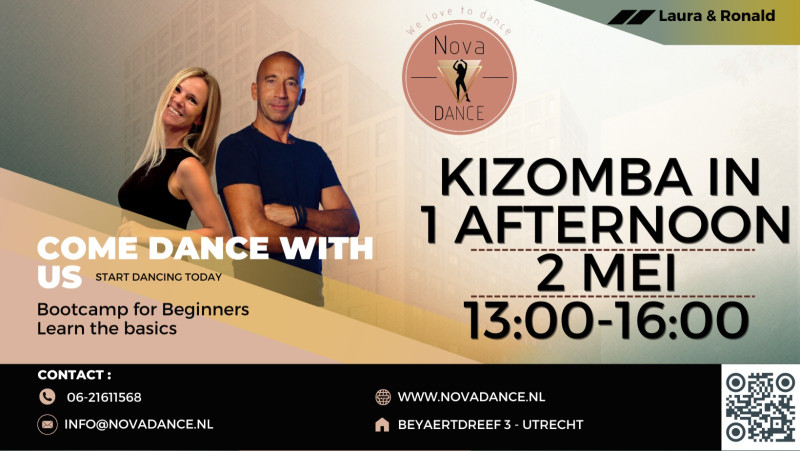Kizomba Workshop in 1 Afternoon - Beginners