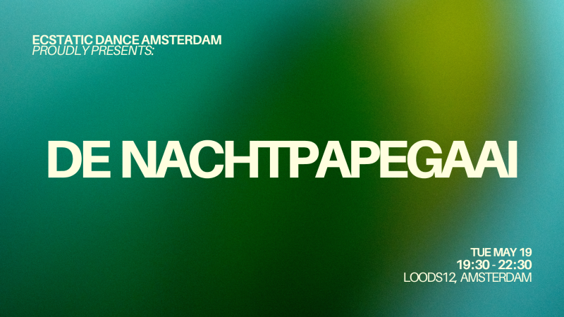 DE NACHTPAPEGAAI | EDA @ Loods12 - Ecstatic Dance, Conscious Dance, Intuitive Dance