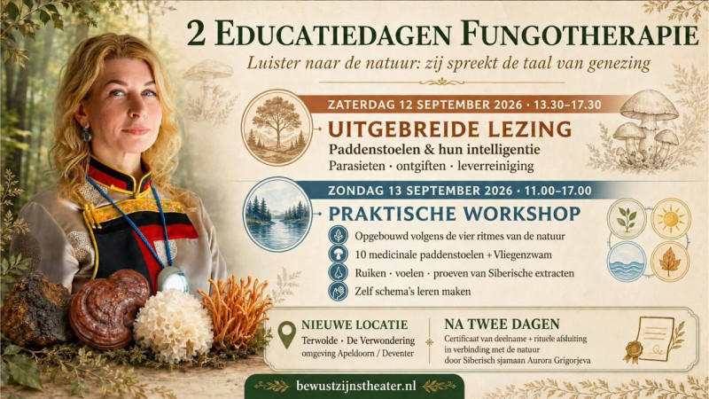 Lezing Fungotherapie - Aurora Grigorjeva