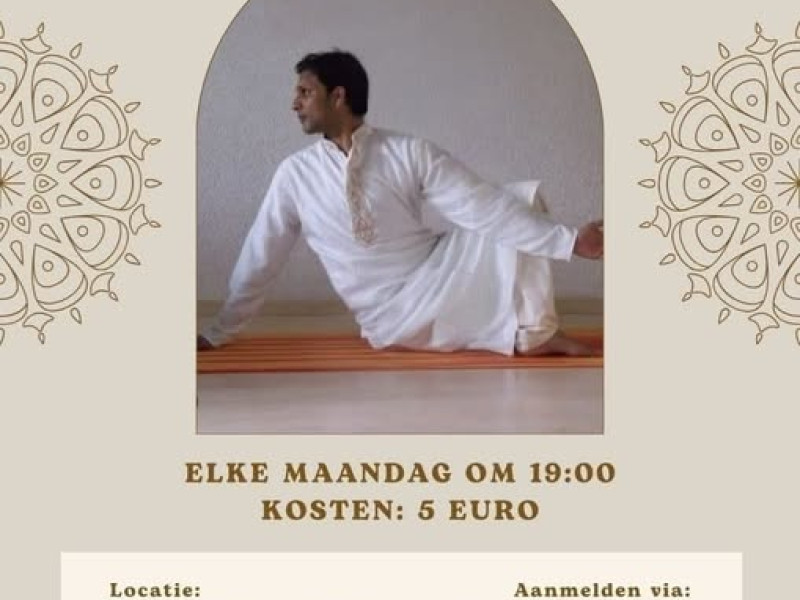 Raja Yoga (Koninklijke Yoga) elke maandag vanaf 19.00 (Rotterdam-Zuid)