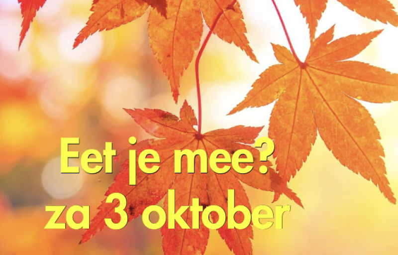 Herfst aanschuiftafel