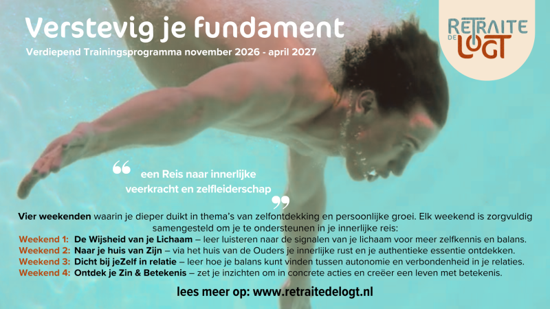 Verdiepend trainingstraject "Verstevig je fundament"