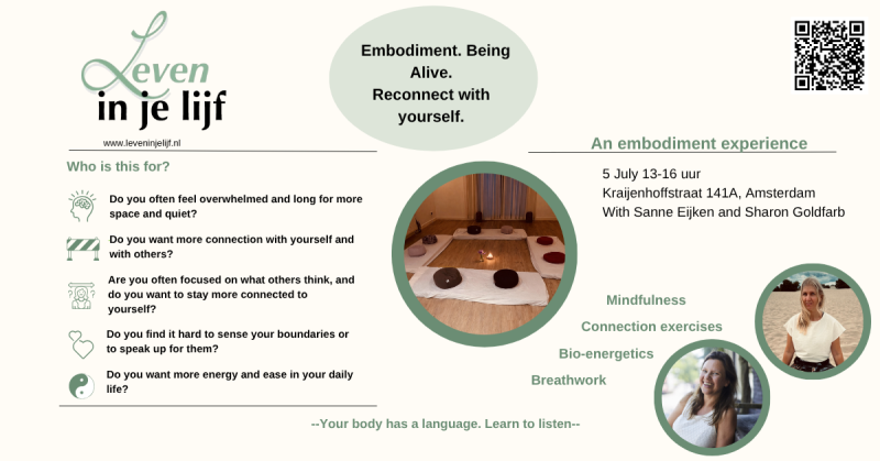 Leven in je Lijf introductory afternoon - English version
