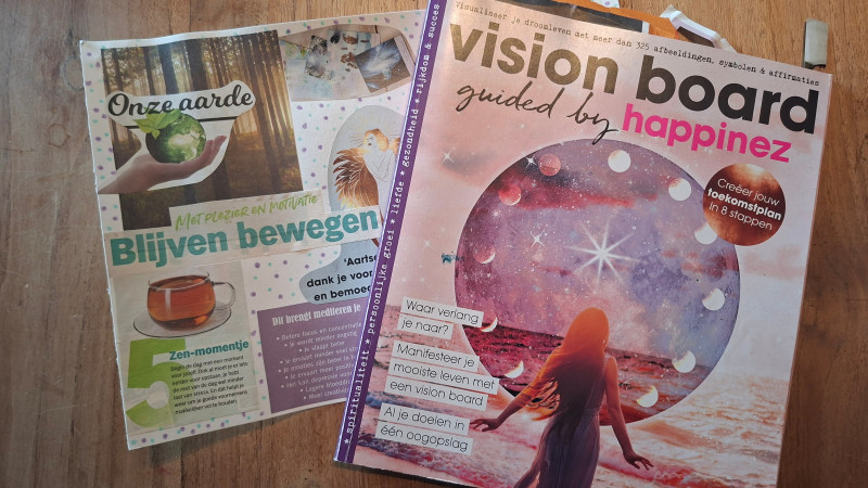 Workshop Kleurrijk Visionboard