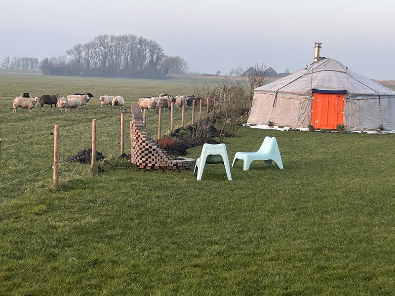 Sjamanistische trancereis in yurt
