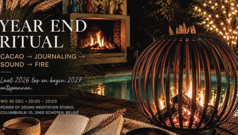 Year End Ritual • Cacao • Journaling • Fire