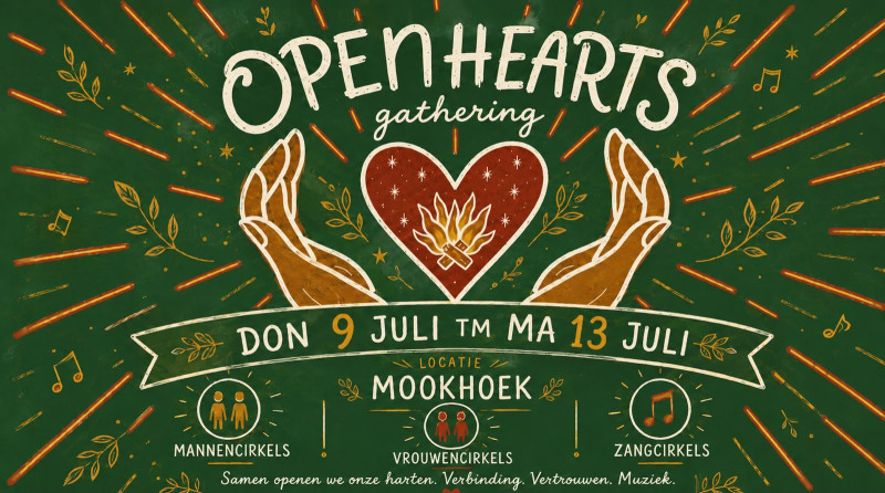 Open Heart Gathering - Mannen Workshops, Mantra zingen, Vrouwen workshops