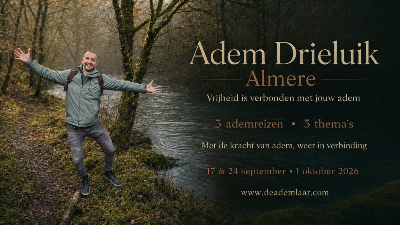 Adem drieluik Almere 17, 24 sept en 1 Okt 2026