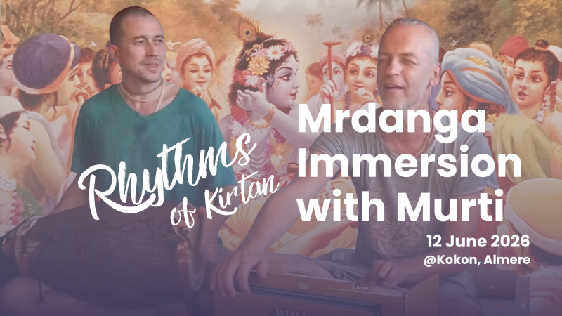 The Living Rhythms of Kirtan: Mrdanga Immersion - Kirtan, Drumcirkel, Muziekles