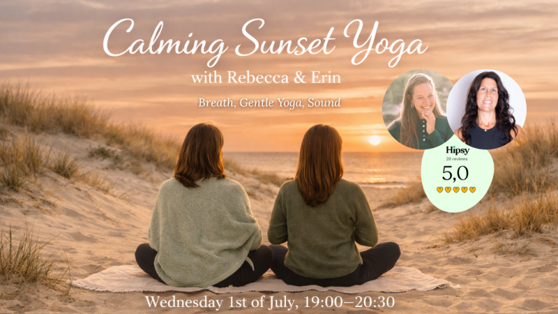 Calming Sunset Yoga at the Beach: Breath, Yoga & Sound
