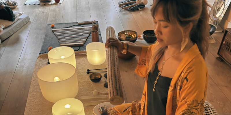 𝗖𝗘𝗥𝗘𝗠𝗢𝗡𝗬: PURNAMA SOUND BATH JOURNEY - Rituel, Voyage sonore-bain sonore, Pleine lune