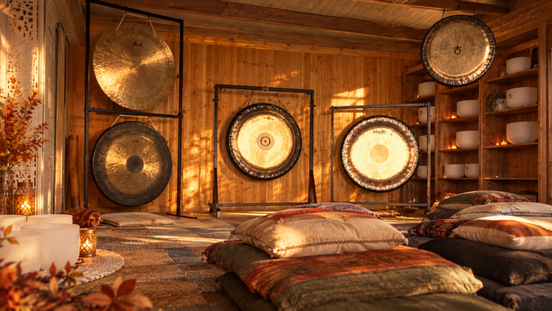 🍁 Intuïtief Klankbad Lith - Klankreis-Soundbath, Klankbad, Klankschalen