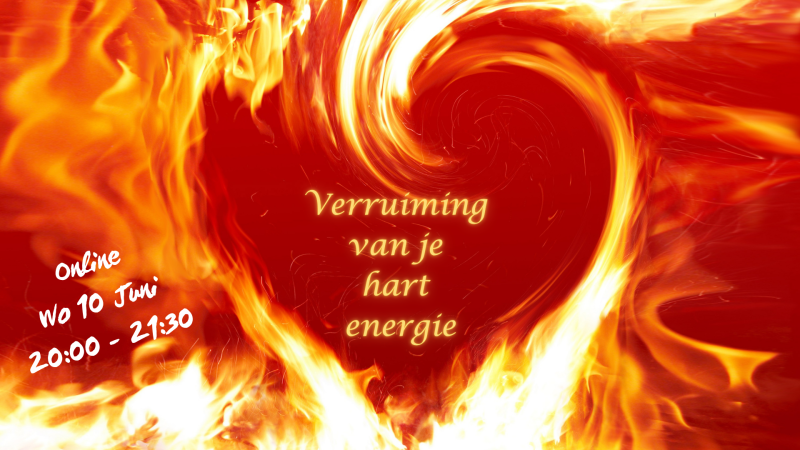Online Verruiming van je hart~energie  - Meditation, Energy Work, Intuitive Dance