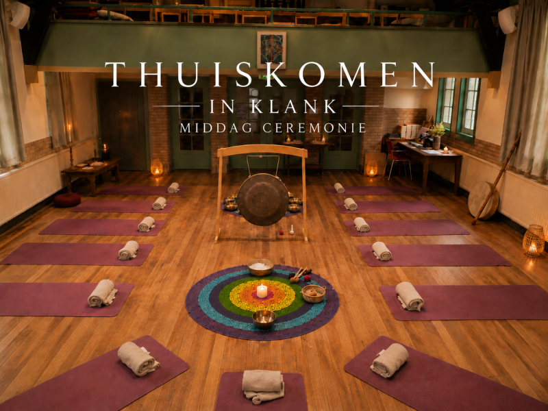 Thuiskomen in Klank middagceremonie 26 september
