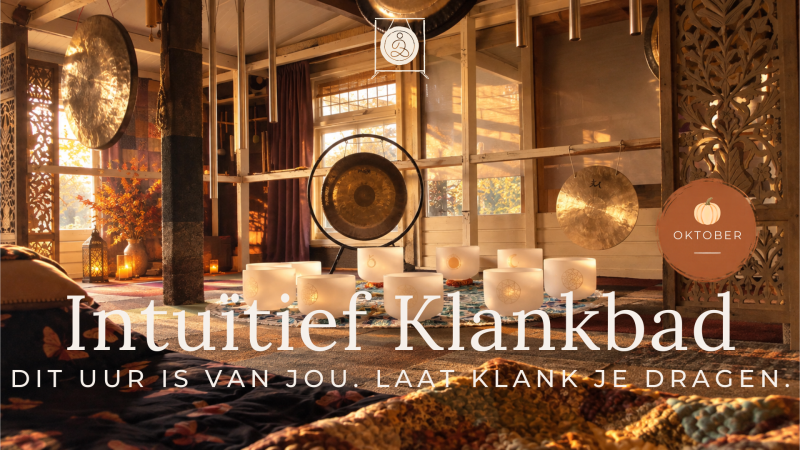🍂 Klankbad op Zondagmiddag · Gongs & Kristallen Klankschalen