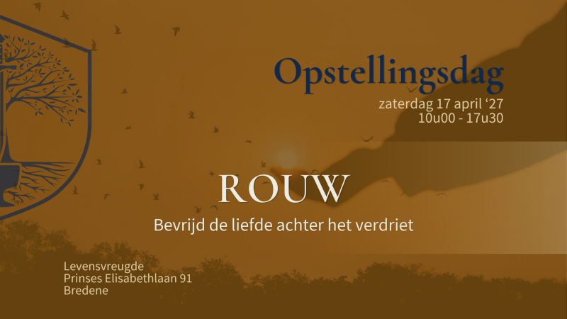 Opstellingsdag: Rouw - Bevrijd de liefde achter het verdriet