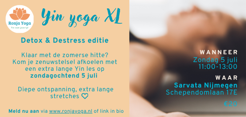 Yin yoga XL - detox & destress