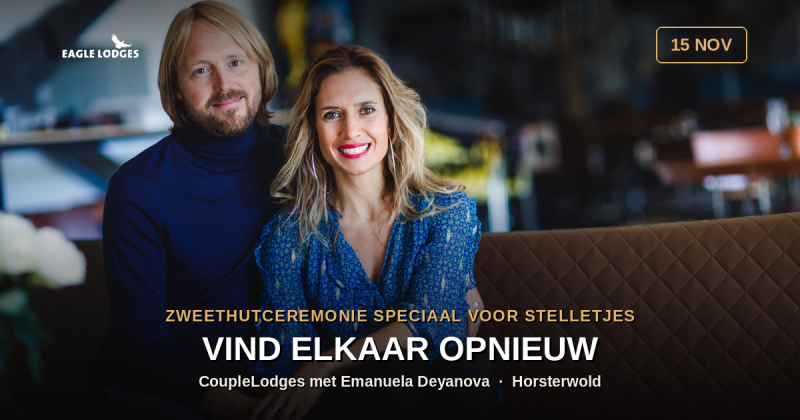 CoupleLodge: Zweethutceremonie voor Koppels