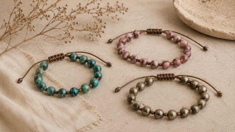 Mala armband knopen en mediteren
