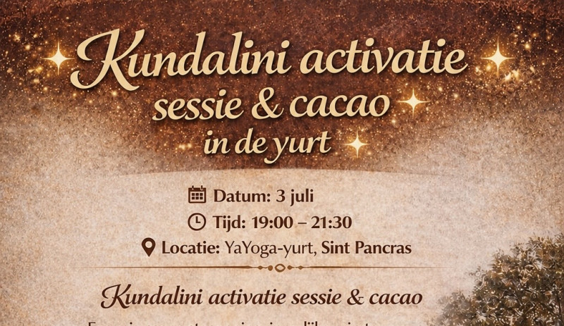 Cacao&Kundalini Activatie Sessie - Cérémonie de cacao, Voyage Intérieur