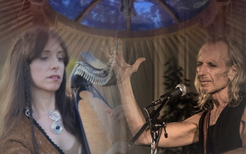Avi Adir and Fralalai in the Yurt