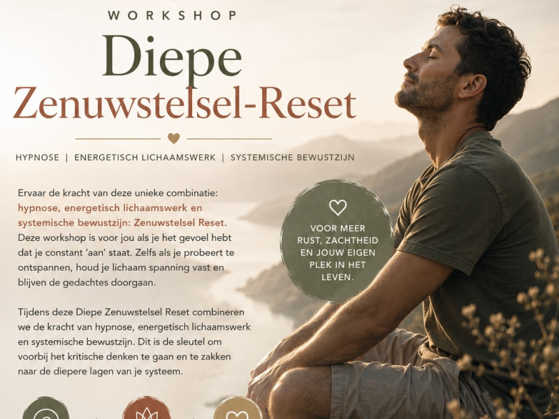 Diepe Zenuwstelsel Reset | Hypnose & Energetisch Lichaamswerk