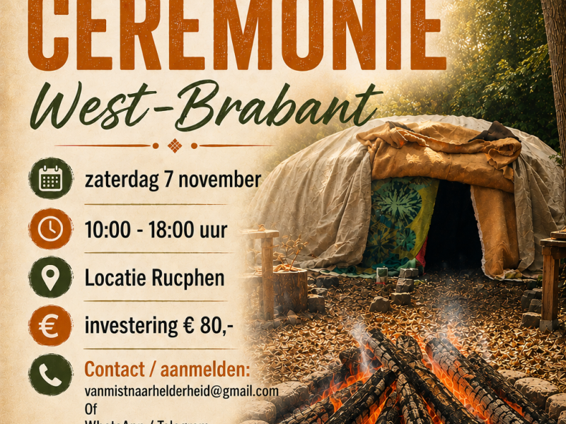 Zweethut INIPI Ceremonie Rucphen