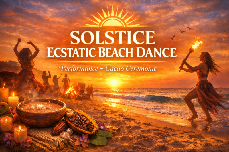 SOLSTICE ECSTATIC BEACH DANCE + CACAO CEREMONY