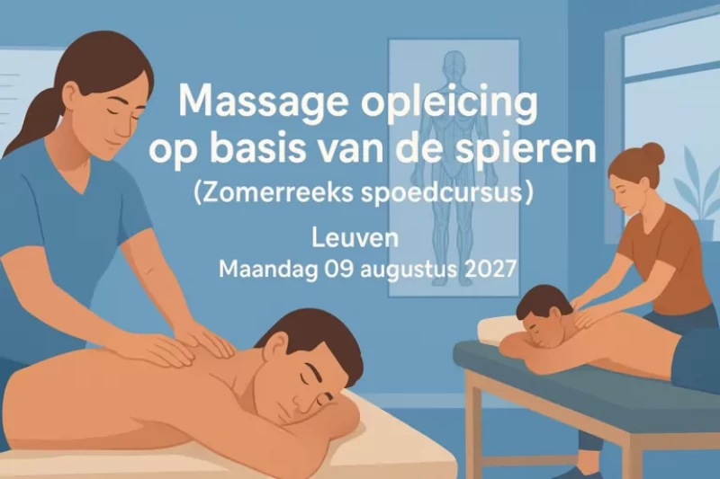 Massage opleiding op basis van de spieren (Zomerreeks spoedcursus)