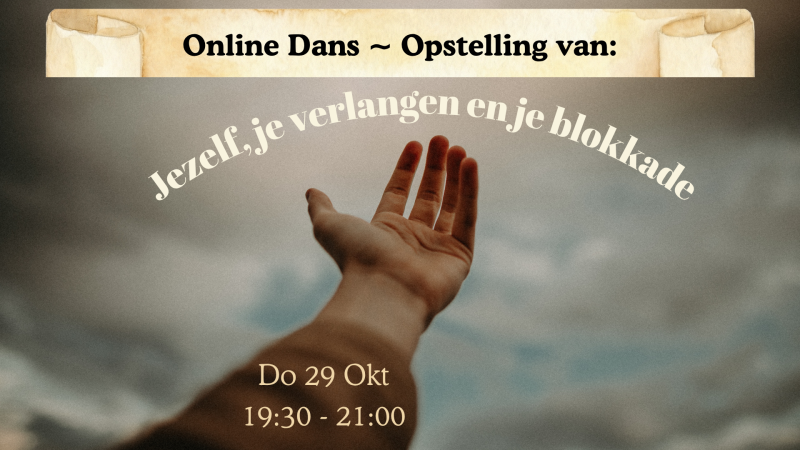 Online Dansopstelling van jezelf, je Verlangen en je Blokkade