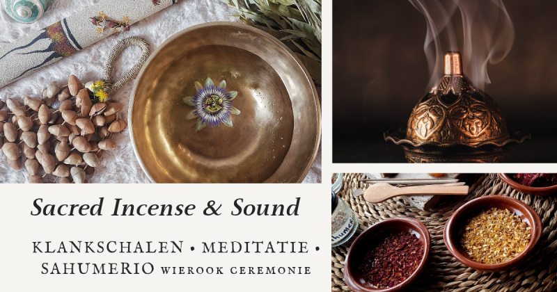 Sacred incense & Sound - Voyage sonore-bain sonore, Coupes chantantes, Bain sonore