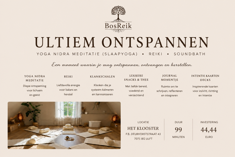 Reiki • Klankschalen • Yoga Nidra - Yoga Nidra, Reiki, Klankreis-Soundbath