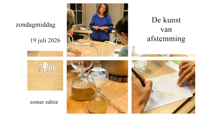De kunst van afstemming ~ zomer editie