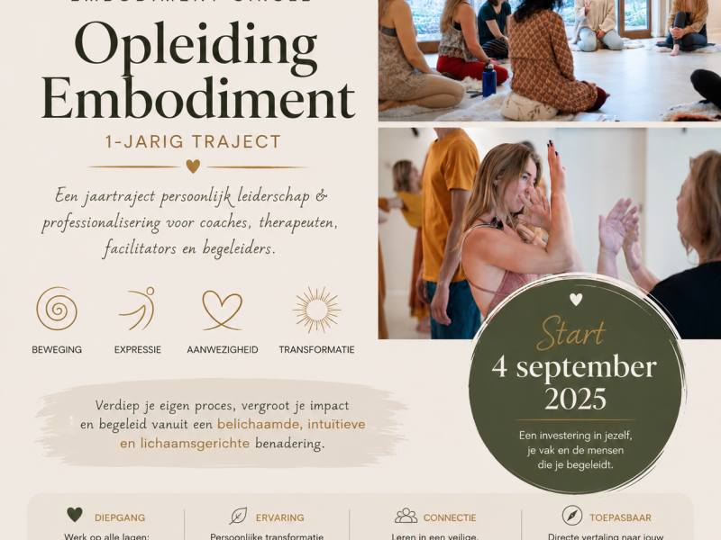 Embodiment Circle - jaaropleiding voor professionals