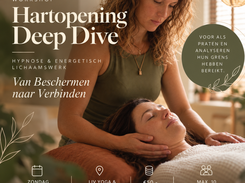Hartopening - Hypnose & Energetisch Lichaamswerk (Volgeboekt)