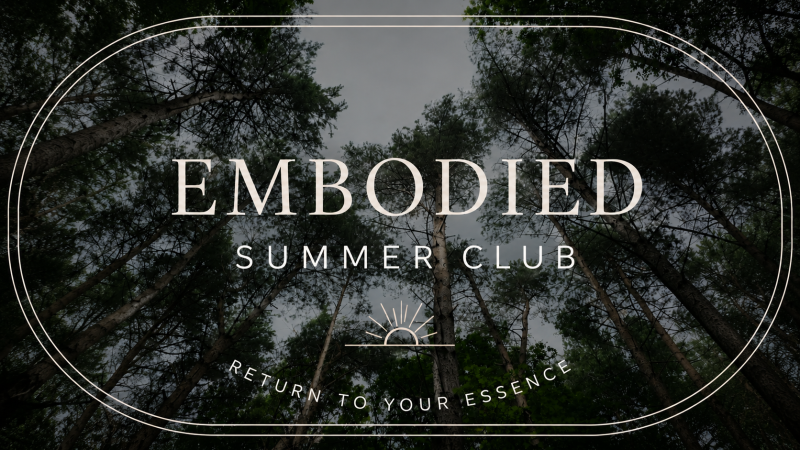 Embodied Summer Club - after work reset