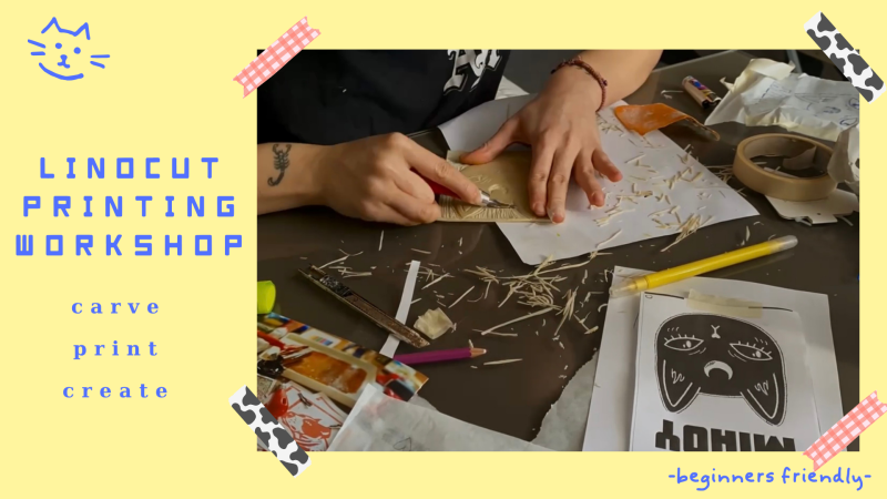 Linocut Printing Workshop