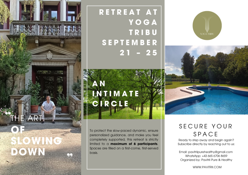 Yoga Tribu Retreat: The Art of slowing down