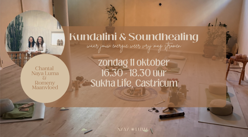 Kundalini Activatie & mini Soundhealing | 11 oktober | Castricum ✨