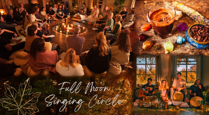 Volle Maan Cacao Ceremonie met Mantra Singing Circle