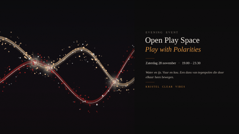 Open play space for who wants to play with polarities