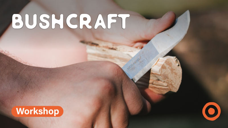 Bushcraft workshop lepel snijden